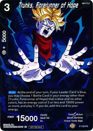 Trunks, precursor de la esperanza (P-139) [Tarjetas de promoción] 