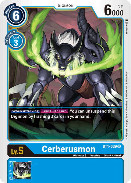 Cerberusmon [BT1-039] [Lanzamiento de refuerzo especial Ver.1.0] 