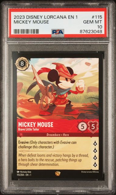 2023 DISNEY LORCANA EN 1-THE FIRST CHAPTER #115 MICKEY MOUSE
