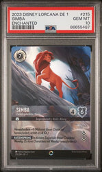 2023 DISNEY LORCANA GERMAN DE 1-THE FIRST CHAPTER #215 SIMBA ENCHANTED