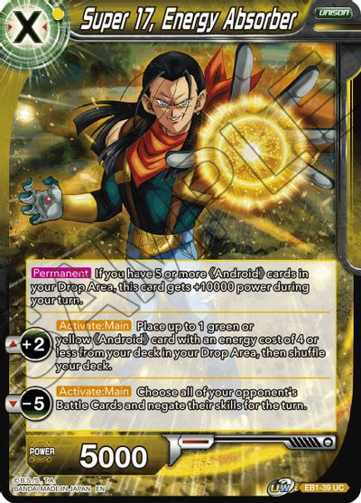 Super 17, Absorbedor de energía (EB1-039) [Acelerador de evolución de batalla] 