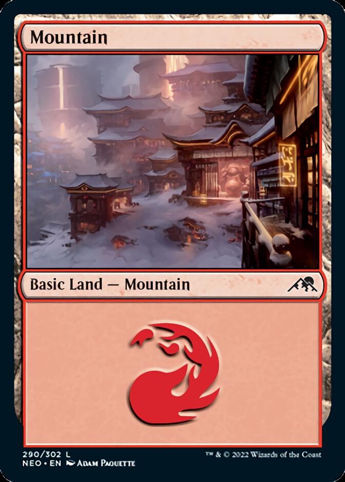 Montaña (290) [Kamigawa: Dinastía Neón] 