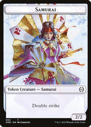 Duende pirexiano // Ficha samurái de doble cara [Phyrexia: todas serán una fichas] 