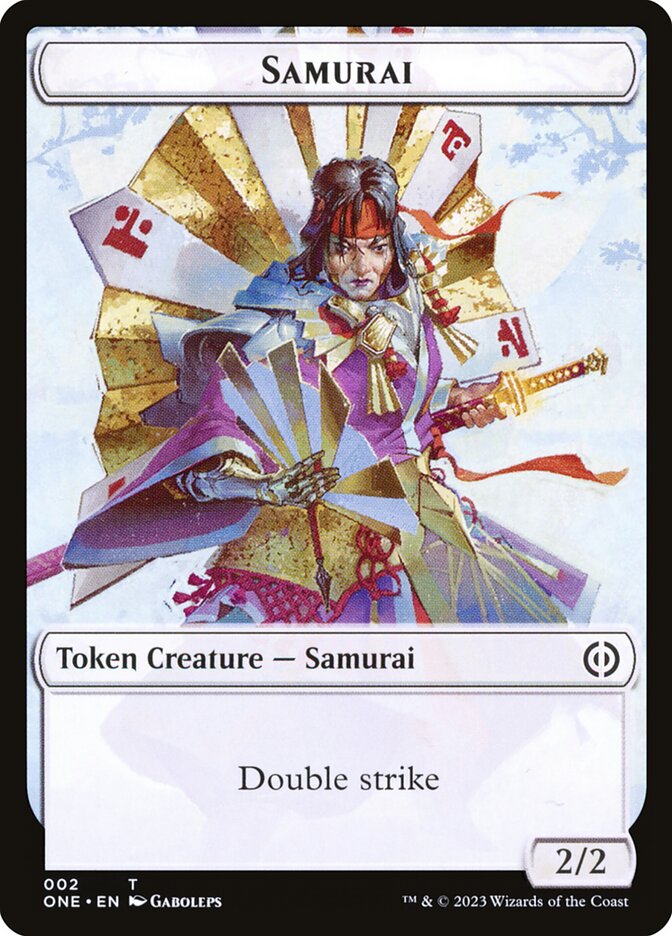 Duende pirexiano // Ficha samurái de doble cara [Phyrexia: todas serán una fichas] 