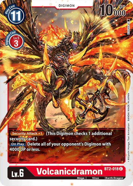 Volcanicdramon [BT2-018] [Lanzamiento de refuerzo especial Ver.1.0] 