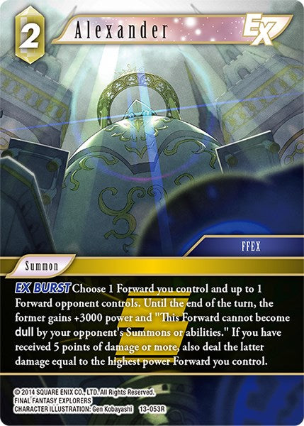 Alexander EX [Opus XIII: Resplandor de cristal] 