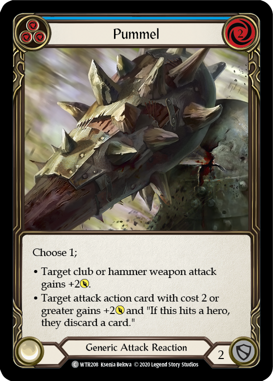 Pummel (Azul) [U-WTR208] (Bienvenido a Rathe Unlimited) Lámina arcoíris ilimitada 