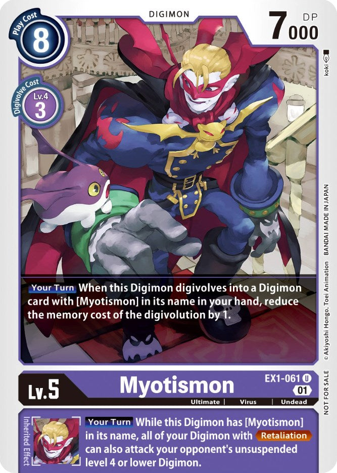 Myotismon [EX1-061] (Winner Pack X Record) [Promociones de colección clásica] 
