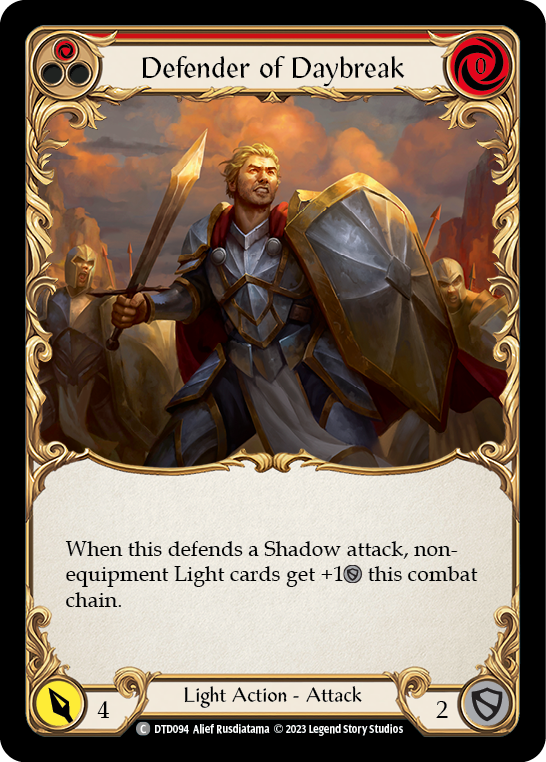 Defensor del amanecer (rojo) [DTD094] (Dusk Till Dawn) 