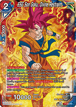 SSG Son Goku, Divine Restraint (Paquete Premium Set 07) (P-362) [Tarjetas de promoción] 