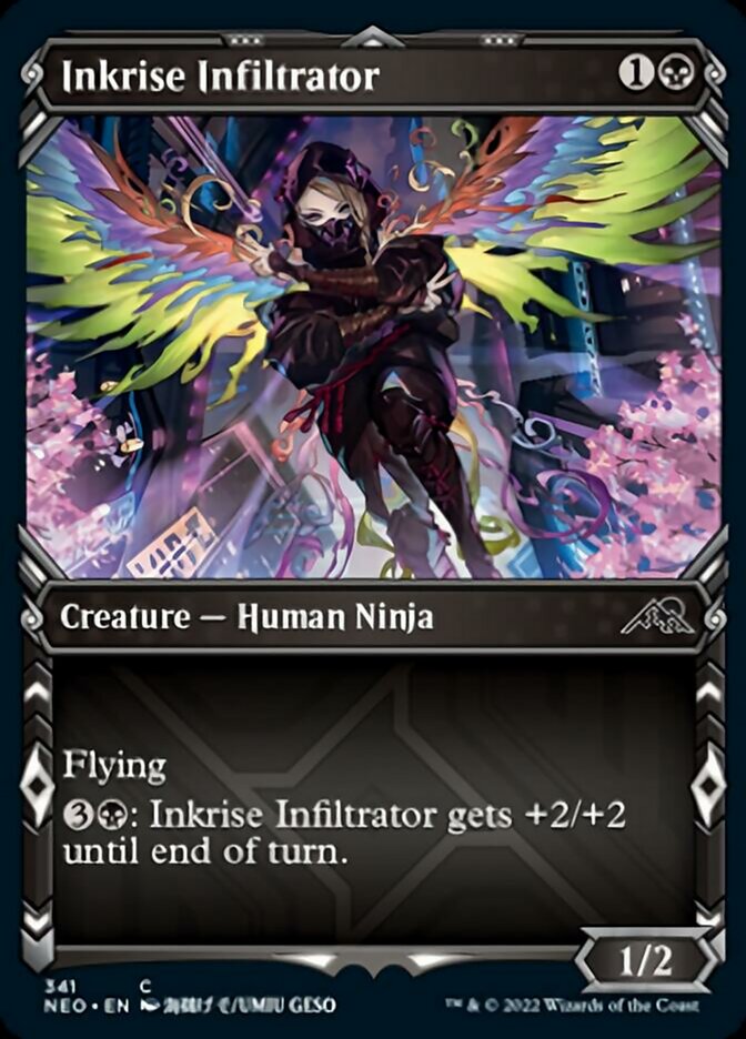 Infiltrador Inkrise (Showcase Ninja) [Kamigawa: Neon Dynasty] 