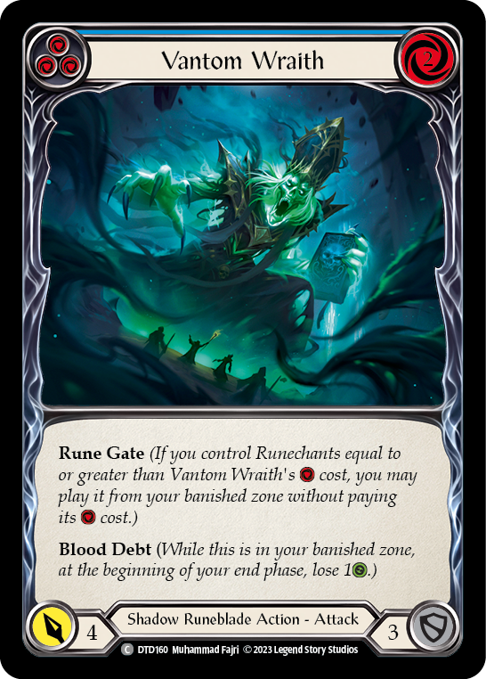 Vantom Wraith (Azul) [DTD160] (Dusk Till Dawn) Lámina arcoíris 