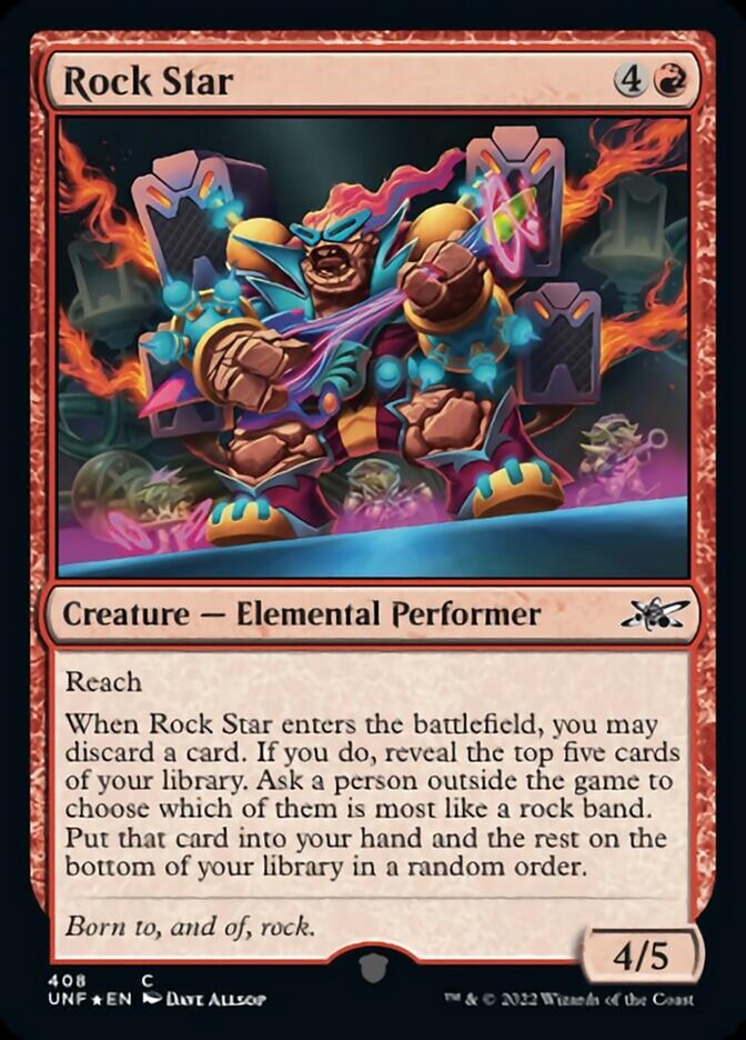 Estrella de rock (Galaxy Foil) [Unfinity] 