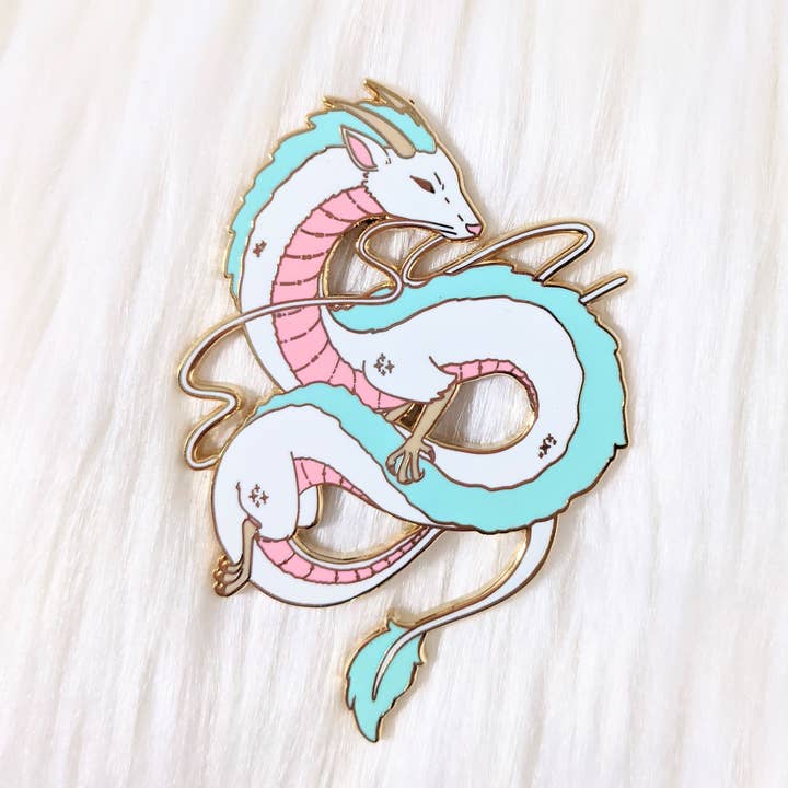 Sugar Cubed Studios Enamel Pins - Spirited Dragon Enamel Pin
