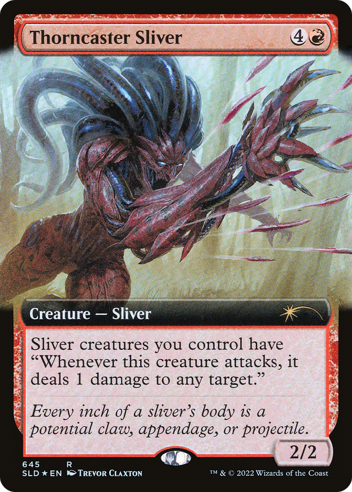 Thorncaster Sliver (Arte extendido) [Serie Secret Lair Drop] 