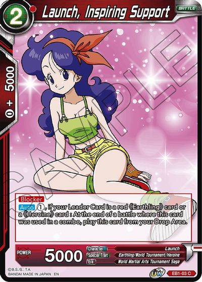 Lanzamiento, soporte inspirador (EB1-03) [Battle Evolution Booster] 