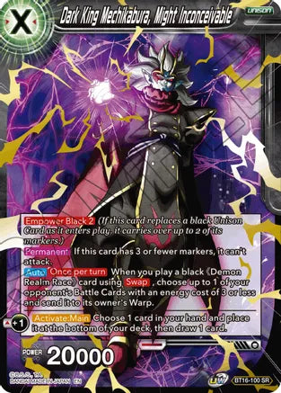 Rey Oscuro Mechikabura, Poder Inconcebible (BT16-100) [Reino de los Dioses] 