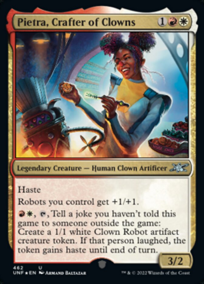 Pietra, creadora de payasos (Galaxy Foil) [Unfinity] 