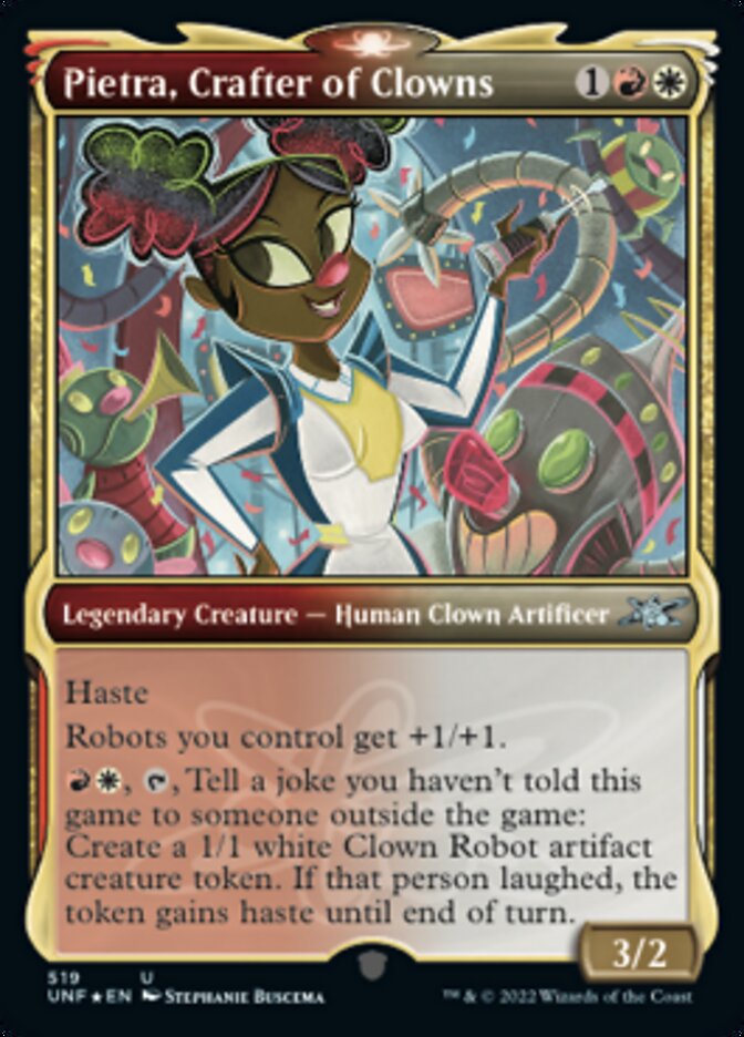 Pietra, creadora de payasos (Showcase) (Galaxy Foil) [Unfinity] 