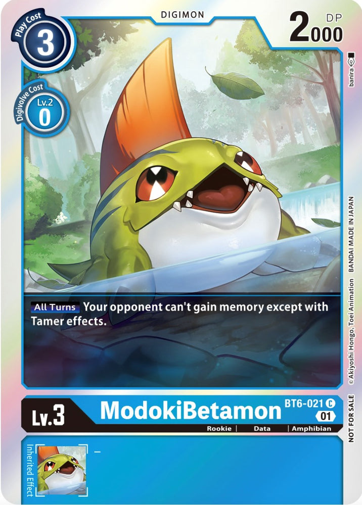 ModokiBetamon [BT6-021] (Paquete de suerte con juego de mazos premium) [Promociones de doble diamante] 