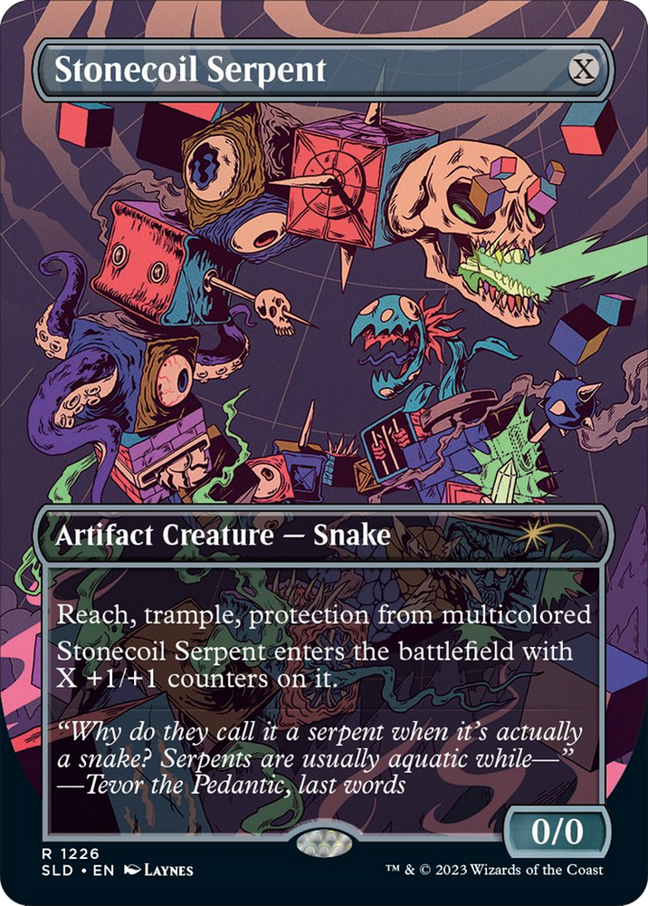 Serpiente espiral de piedra (sin fronteras) [Serie Secret Lair Drop] 
