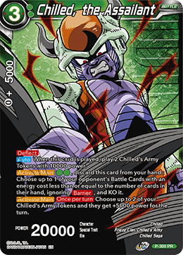 Chilled, the Assailant (Ganador estampado) (P-300_PR) [Tarjetas de promoción de torneo] 
