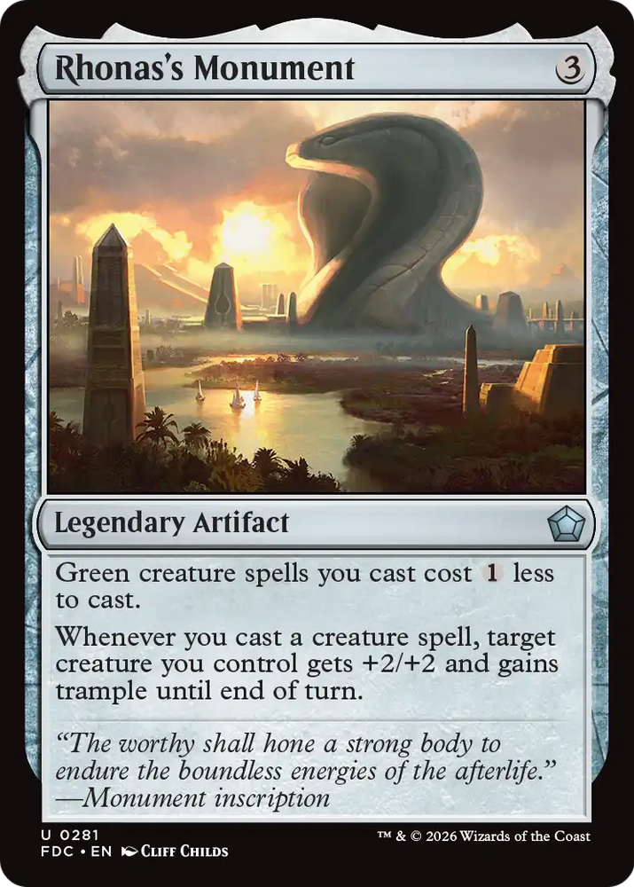 Rhonas's Monument [Foundations Commander]
