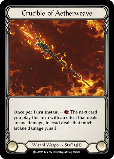 Crisol de tejido de éter // Dash, inventor extraordinario [U-ARC115 // U-ARC001] (Arcane Rising Unlimited) 