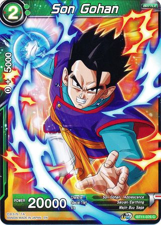 Son Gohan (Verde) (BT11-076) [Línea de sangre bermellón 2.a edición] 