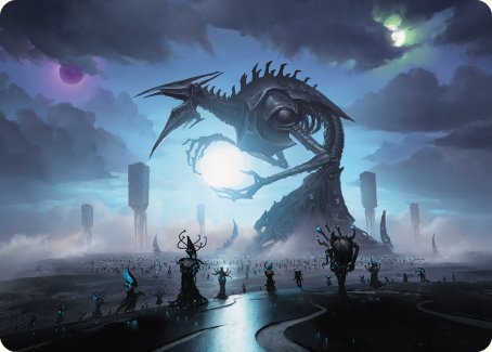 Tarjeta artística Zenith de Blue Sun [Phyrexia: All Will Be One Art Series] 