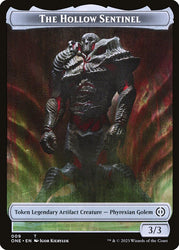 Duende pirexiano // La ficha de doble cara del centinela hueco [Phyrexia: todas serán unas fichas] 