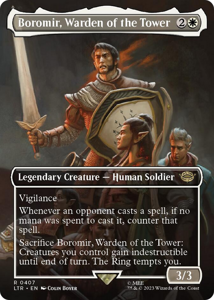 Boromir, Guardián de la Torre (Arte alternativo sin fronteras) [El Señor de los Anillos: Cuentos de la Tierra Media] 