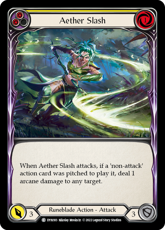 Aether Slash (Amarillo) [DYN183] (Dinastía) 