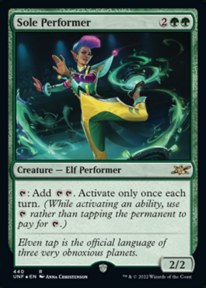 Único intérprete (Galaxy Foil) [Unfinity] 