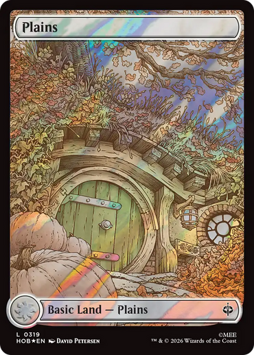 Plains (0319) (Surge Foil) [The Hobbit]