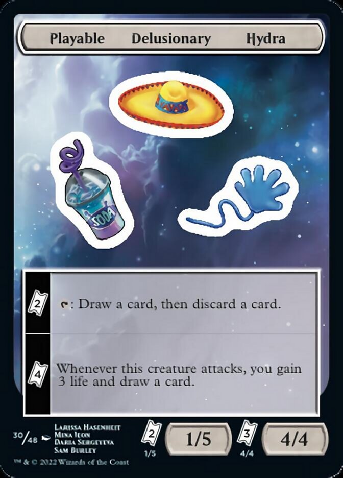 Hidra delirante jugable [Pegatinas de Unfinity] 