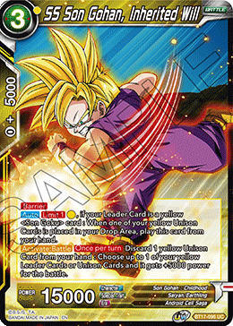 SS Son Gohan, Voluntad heredada (BT17-096) [Ultimate Squad] 