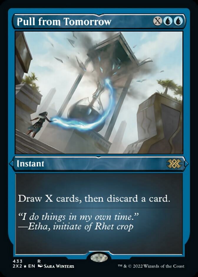 Pull from Tomorrow (lámina grabada) [Double Masters 2022] 