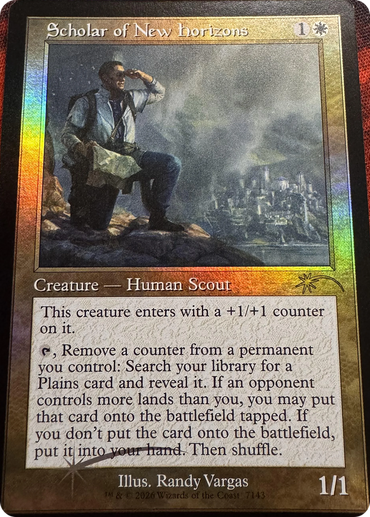 Scholar of New Horizons (Retro Frame) [Secret Lair Drop Series]