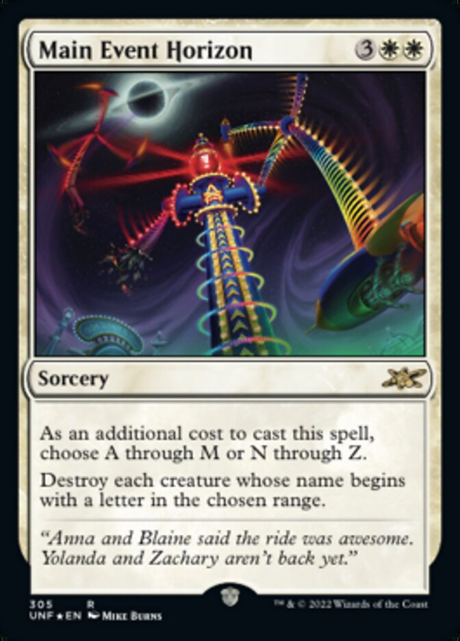 Horizonte de eventos principal (Galaxy Foil) [Unfinity] 