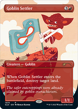 Goblin Settler (sin fronteras) [Serie Secret Lair Drop] 