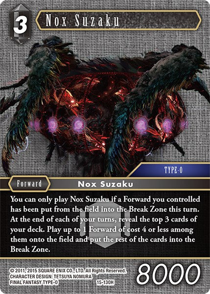 Nox Suzaku [Dominio de Cristal] 