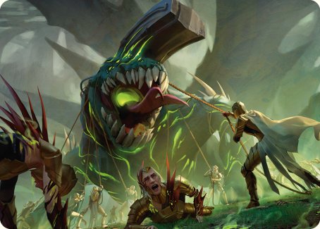 Tarjeta de arte de asalto nocivo [Phyrexia: All Will Be One Art Series] 