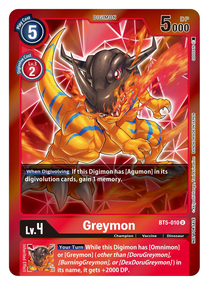 Greymon [BT5-010] (Paquete de eventos 2) [Batalla de Omni] 