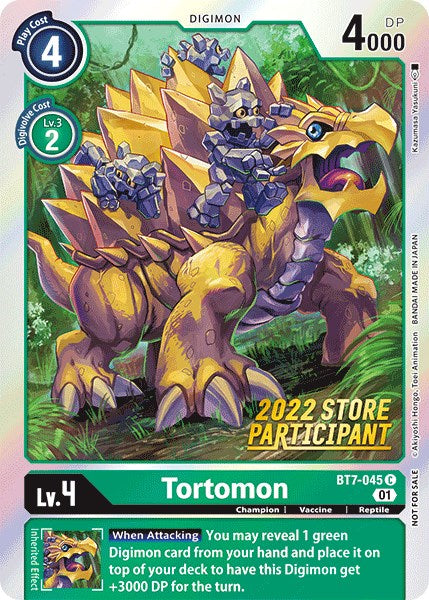Tortomon [BT7-045] (Participante de la tienda 2022) [Promociones de próxima aventura] 
