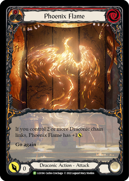 Phoenix Flame [LGS104] (Promoción) Lámina arcoíris 