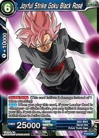 Joyful Strike Goku Black Rose (Versión de aluminio) (P-015) [Tarjetas de promoción] 