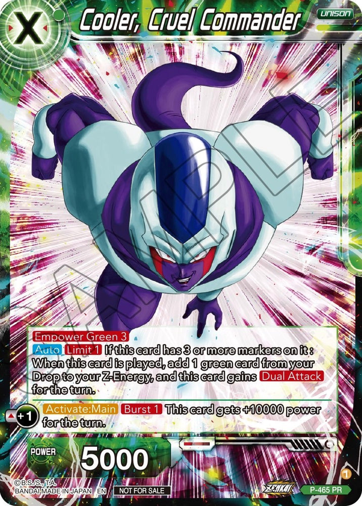 Cooler, Cruel Commander (Z03 Dash Pack) (P-465) [Tarjetas de promoción] 