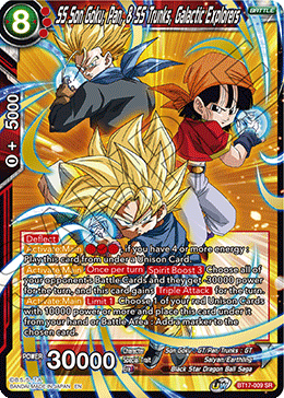 SS Son Goku, Pan y SS Trunks, Exploradores Galácticos (BT17-009) [Ultimate Squad] 