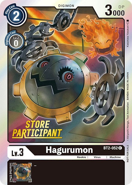 Hagurumon [BT2-052] (Participante de la tienda) [Lanzamiento de promociones especiales de refuerzo] 